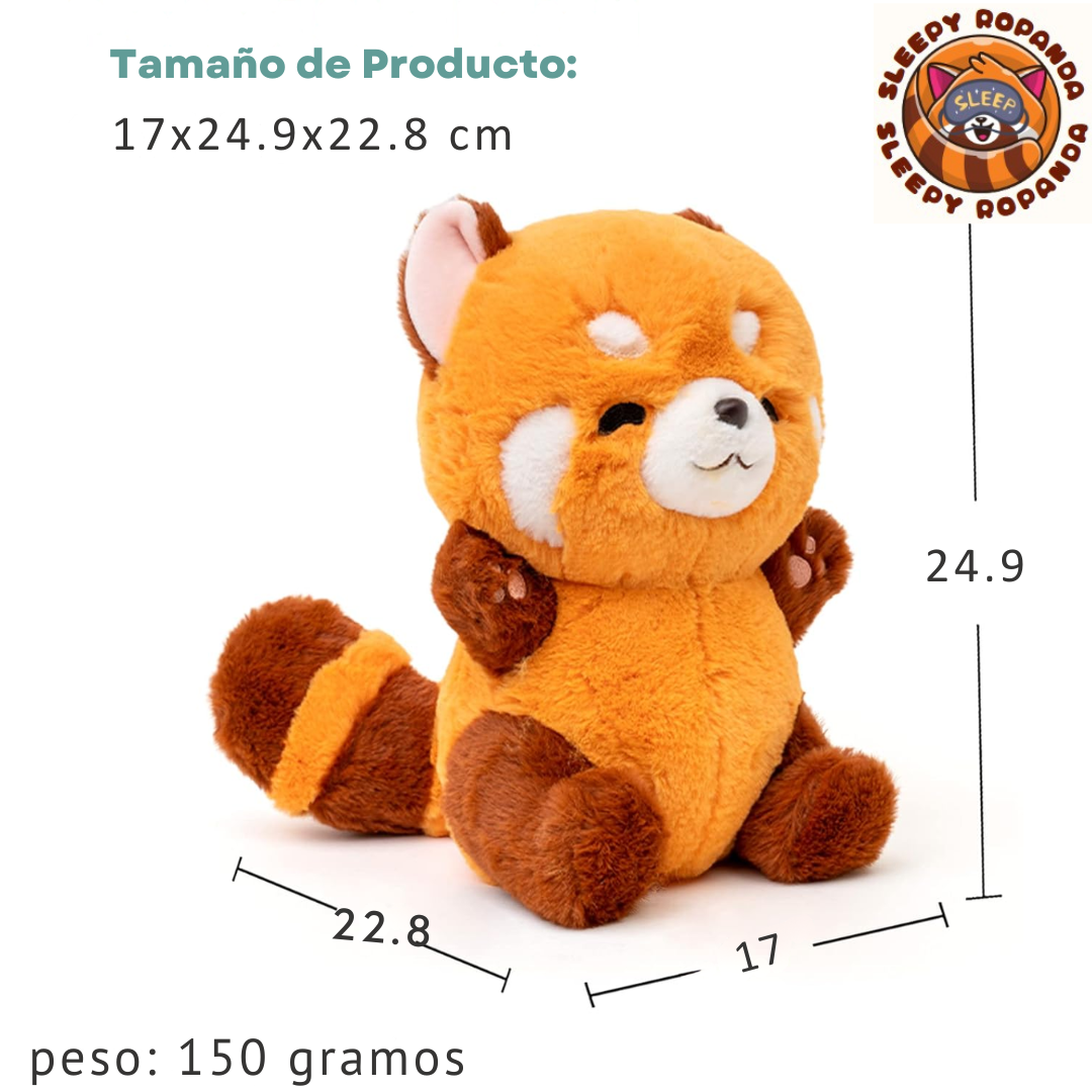 Peluche de Panda Rojo Antiestrés